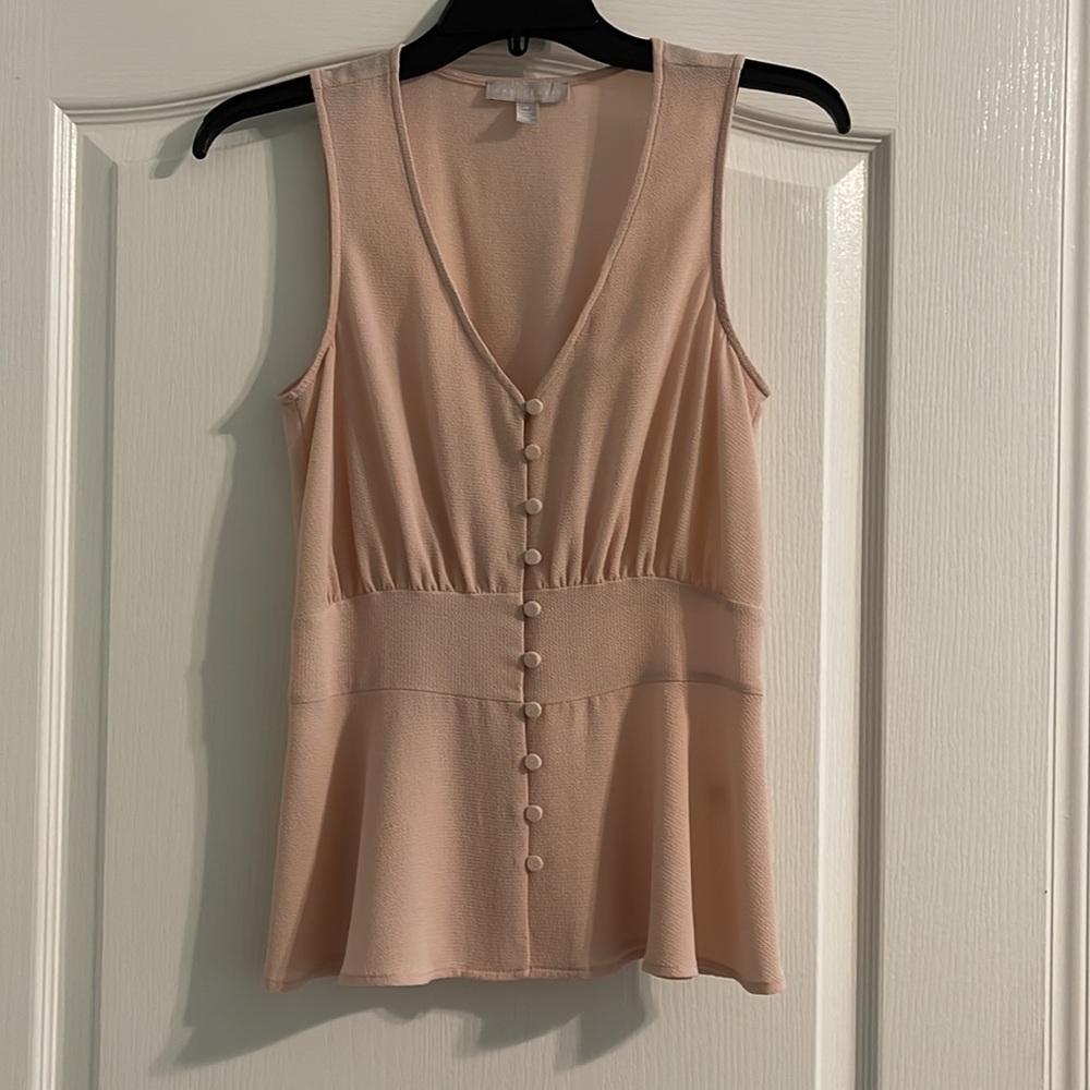Chelsea 28 Dusty Pink Peplum Top